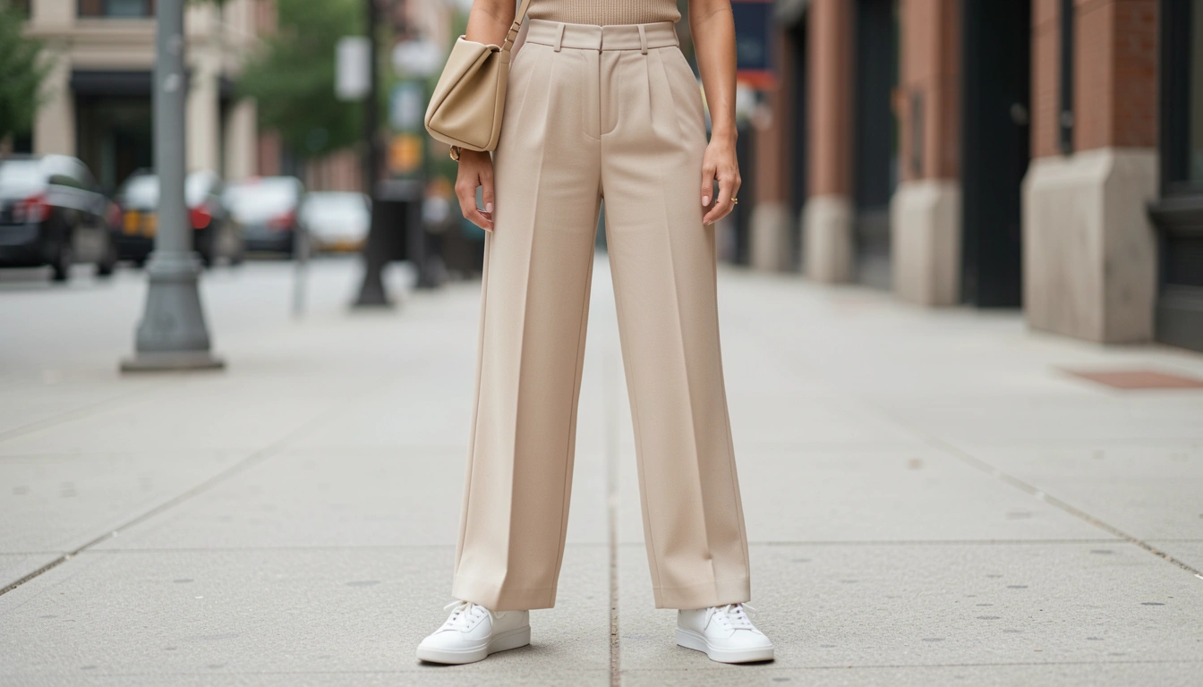 11 Beige Culottes Street Style For Chic Looks