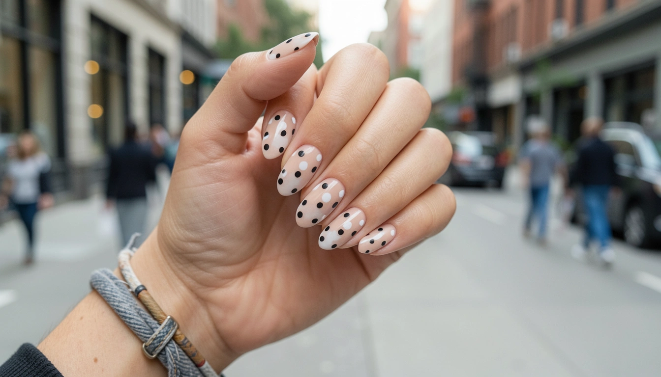 18 Polka Dot Street Style Nails For Cute Looks