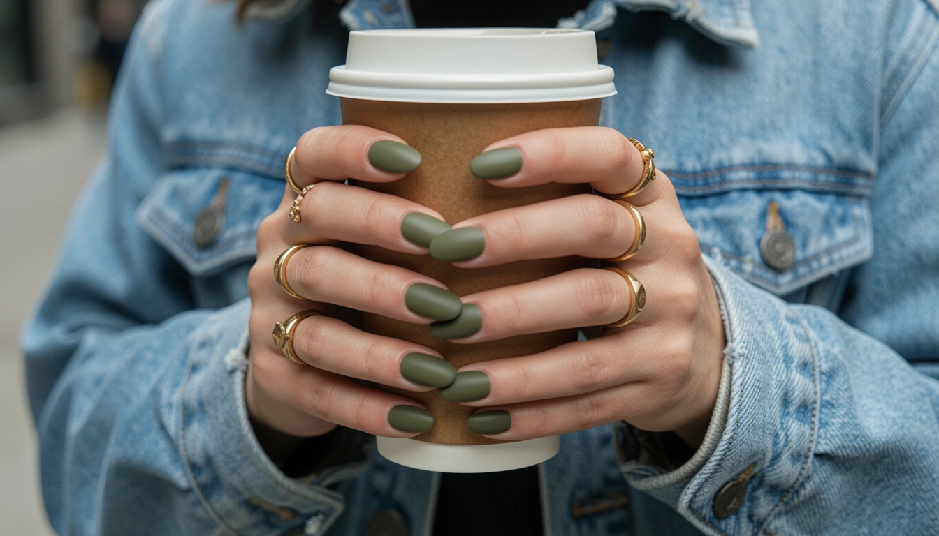 15 Street Style Green Nails You Must Try